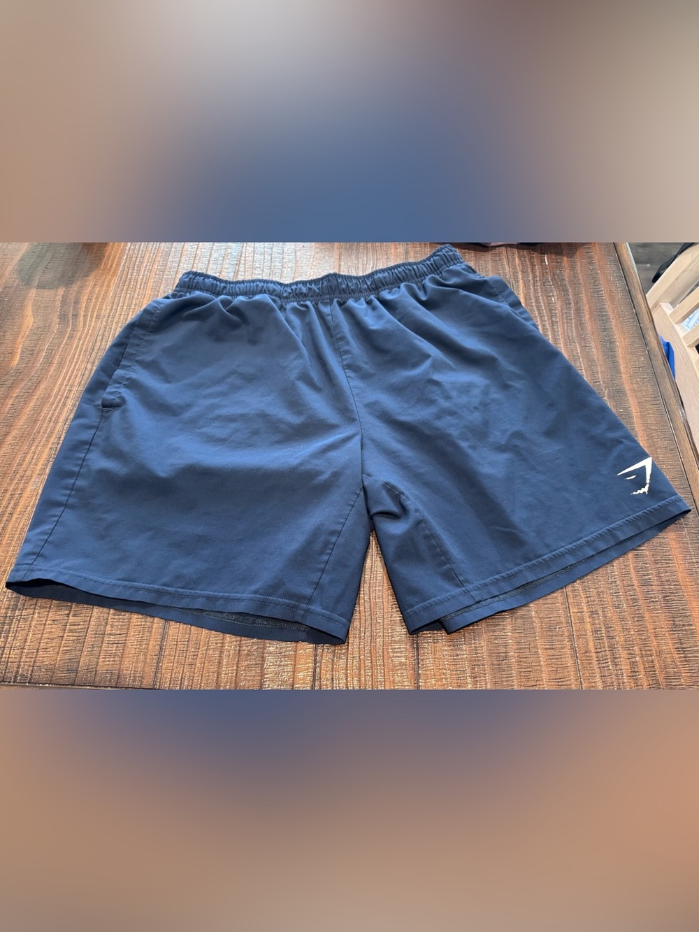 Gymshark Men’s Dark Blue Athletic Shorts M